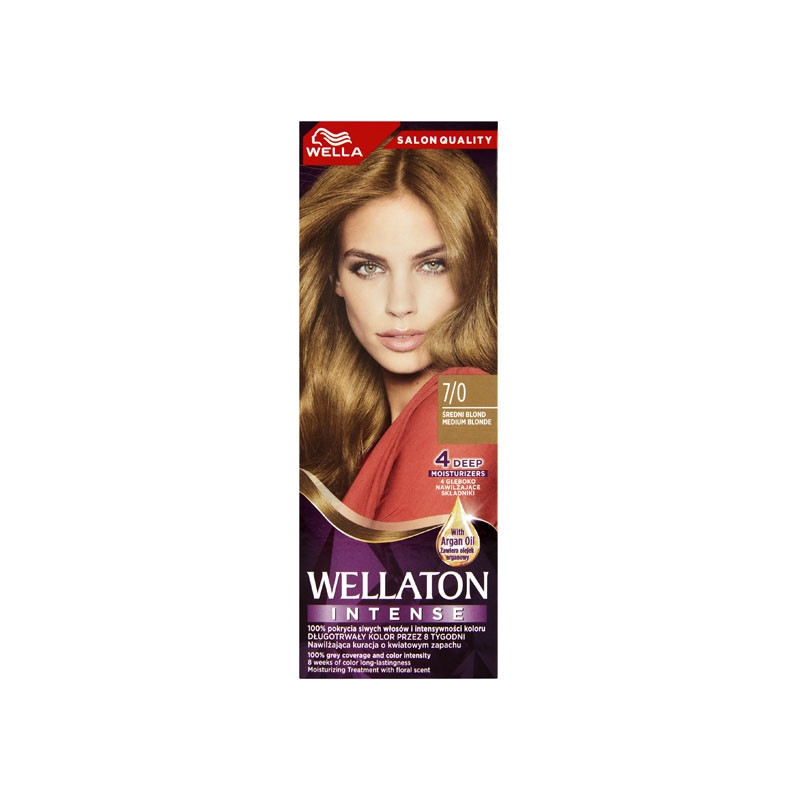 Wellaton Farba 7/0 Średni Blond