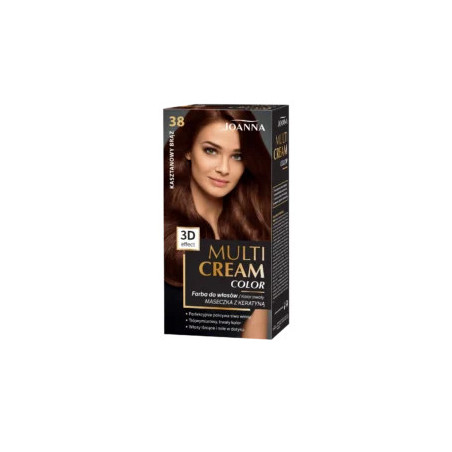 Joanna Multi Cream Farba 38 Kasztanowy Brąz