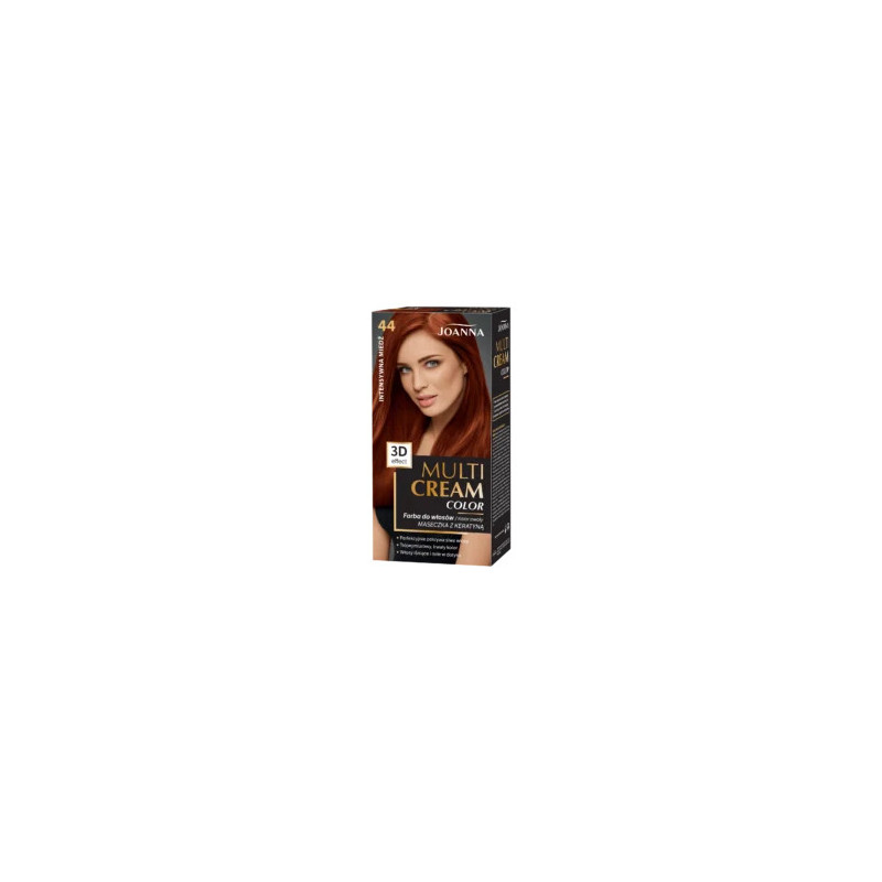 Joanna Multi Cream Farba 44 Intensywna Miedź Joanna Multi Cream Farba 44 Intensywna Miedź