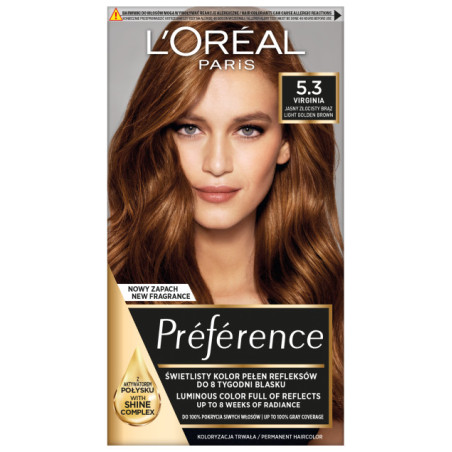 Loreal Preference Recital 5.3 Jasny Brąz Złocisty