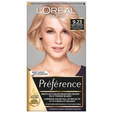 Loreal Preference Recital 9,23 B. Jasny Blond Opaliz-Złocisty