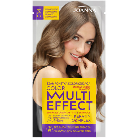 Joanna Multi Effect szamponetka 14 Cappuccino