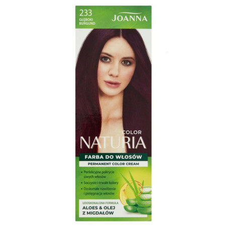Joanna Naturia Farba 233 Głęboki Burgund