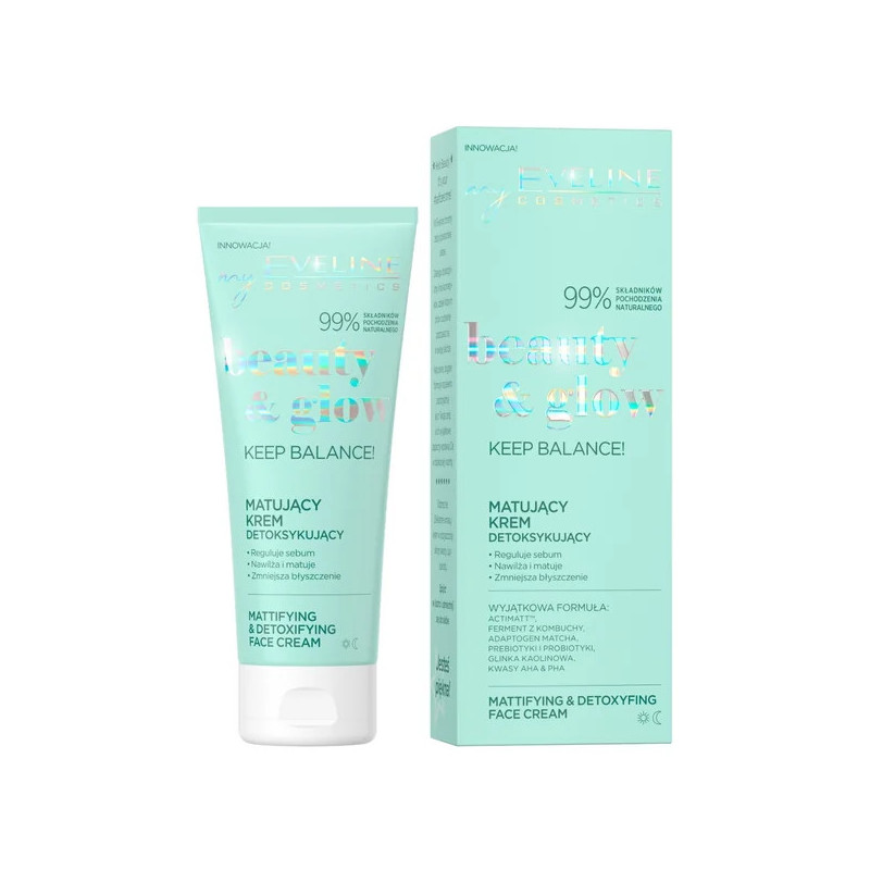 EVELINE BEAUTY GLOW krem matujący