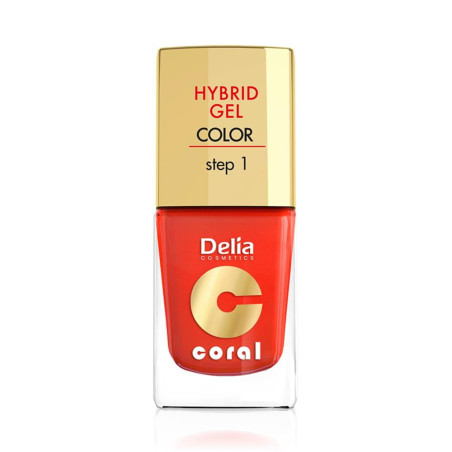 Delia Hybrid Coral GEL 14 Pomarańczowa Czerwień